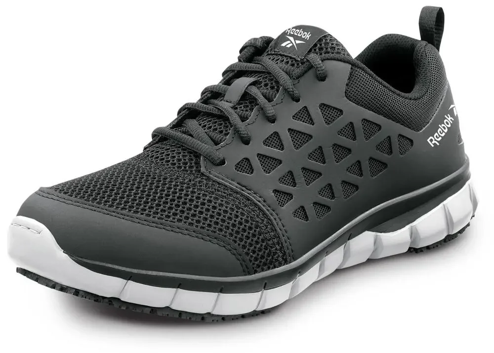 REEBOK WORK SUBLITE CUSHION WORK, MEN'S, BLACK/GRAY, ATHLETIC STYLE,  (11.0 M)